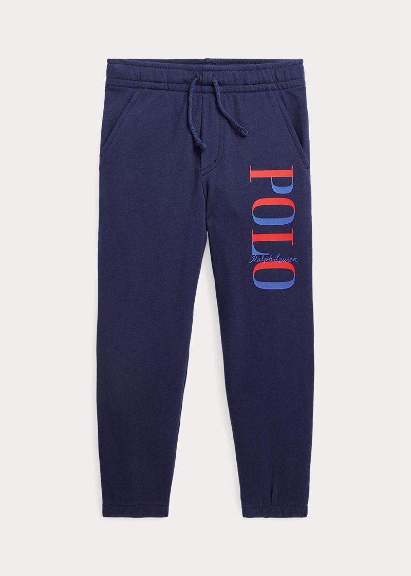 ラルフ ローレン パンツ ボーイ ネイビー 1.5-6 年 ロゴ Spa Terry Tracksuit ボトムs WJGHS1739